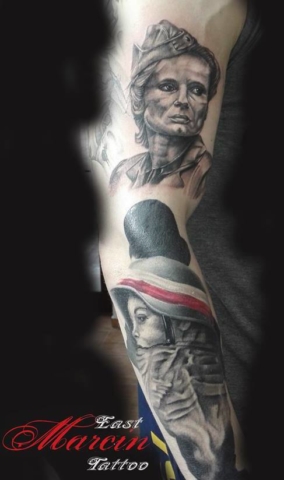 Marcin East tattoo realistic tattoo