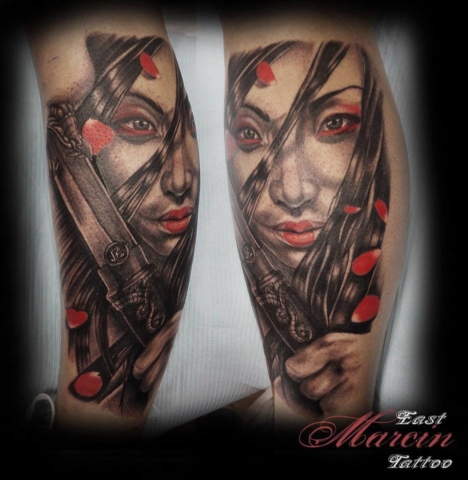 Marcin East tattoo realistic tattoo