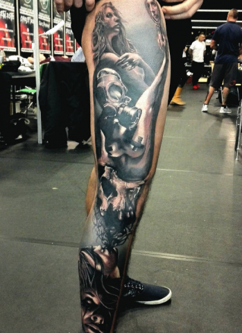 Marcin Tattoo black n grey realism