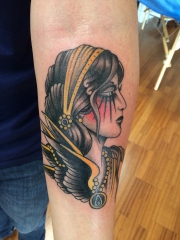 Jacob Ritter My Queen Tattoo