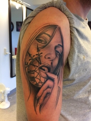 Jacob Ritter My Queen Tattoo