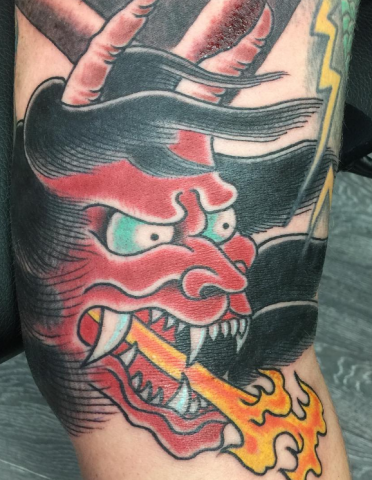 Chip Baskin tattoo oriental