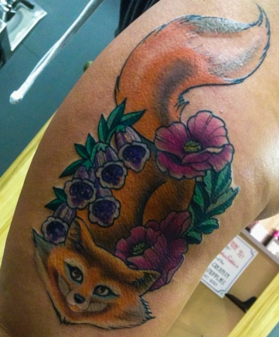 Buffy Ino Kua tattoo fox new school