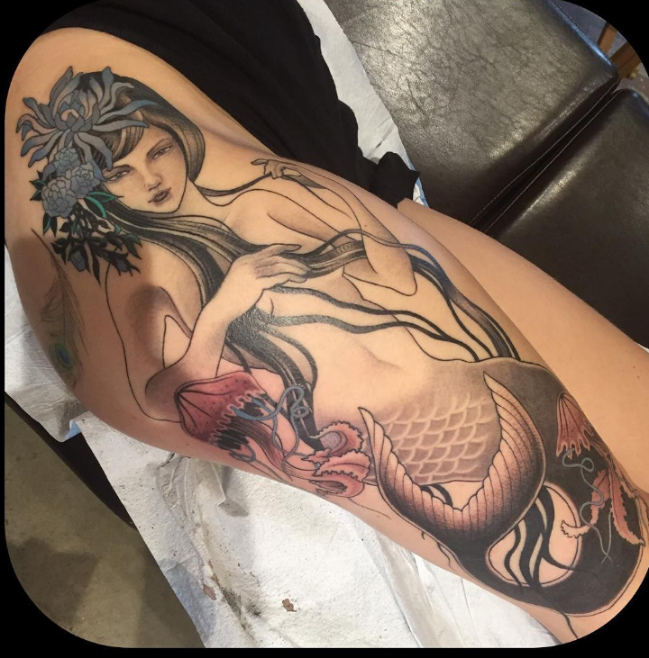 Ben Cheese Ltd Tattoo mermaid
