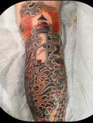Ben Cheese Ltd Tattoo lighttower old school