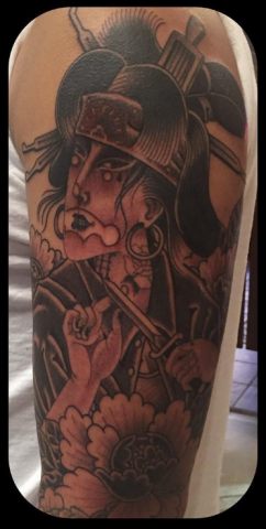 Ben Cheese Ltd Tattoo oriental samurai japanese