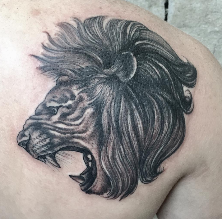 Guy Ursitti  tattoo lion