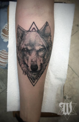 Phillip Wolves tattoo