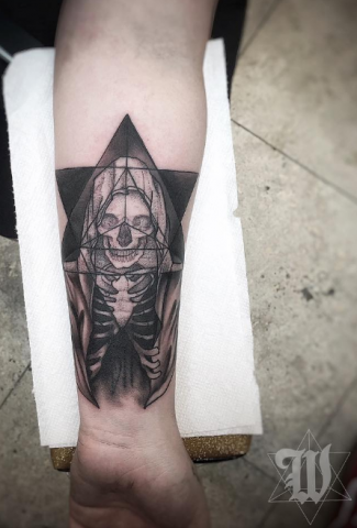 Phillip Wolves tattoo