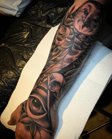 Christoffer Brix tattoo