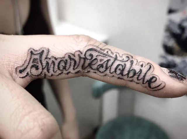 Ozon BambiniTattoo ITALIAN TATTOO ARTIST CUSTOM LETTERING