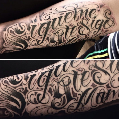 Ozon BambiniTattoo ITALIAN TATTOO ARTIST CUSTOM LETTERING