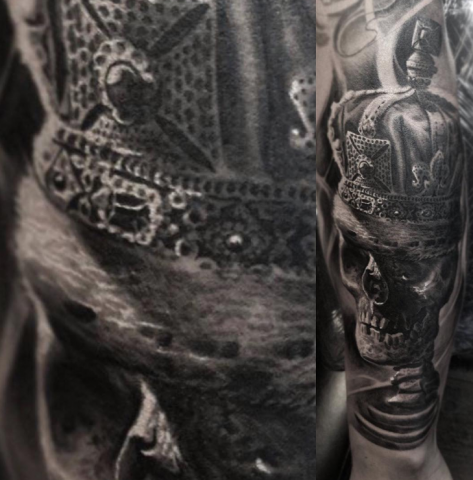 Jerre Tattoo Studio 73 black n grey realism
