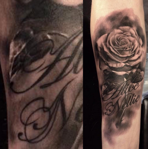 Jerre Tattoo Studio 73 black n grey realism